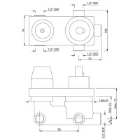 Скрытая часть Jaquar Aquamax ALD-CHR-783