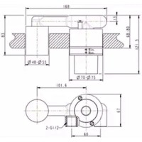 Скрытая монтажная часть Bravat D968C-ENG