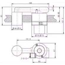 Скрытая монтажная часть Bravat D968C-ENG