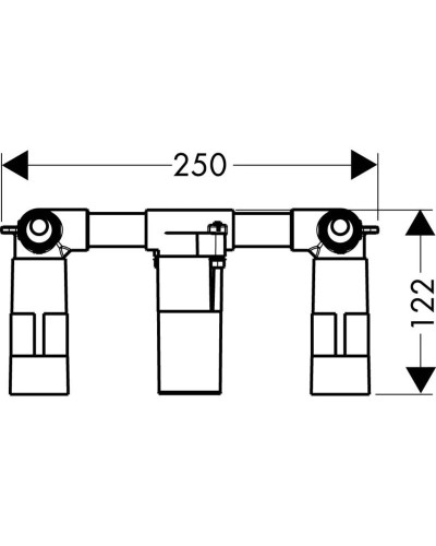 Скрытая часть Axor Massaud 18113180