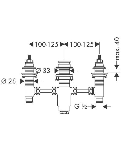 Скрытая часть Axor 15484180