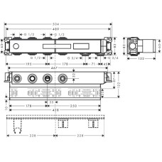 Скрытая часть 3/4" Axor 18310180
