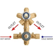 Скрытая часть на 2 потребителя Bossini Z00101000