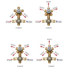 Скрытая часть на 2-5 потребителей Bossini Z00125000