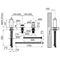Скрытая монтажная часть Noken Project Line N116230105