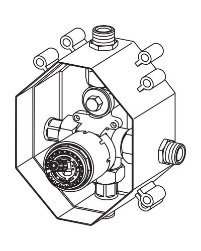Скрытая монтажная часть Oras Alessi 8586