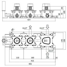 Скрытый термостат Paffoni Modular Box MDBOX000
