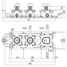 Скрытый термостат Paffoni Modular Box MDBOX000
