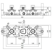 Скрытый термостат Paffoni Modular Box MDBOX001