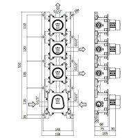 Скрытый термостат Paffoni Modular Box MDBOX019