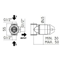 Скрытая часть Paffoni INC01035CR