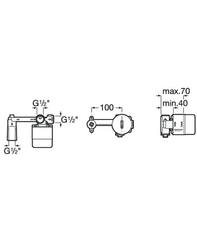 Скрытая часть Roca Aqua 525220603