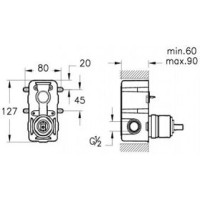 Скрытая часть VitrA Nest A41949