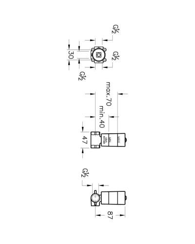 Скрытая часть VitrA Complimentary A41455