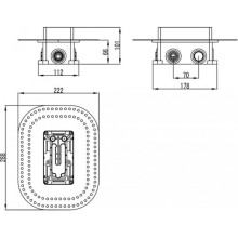 Скрытый монтажный ящик Ravak R-box multi RB 071.50