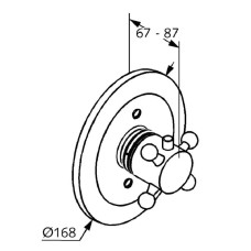 Центральный термостат Kludi Adlon 517190520