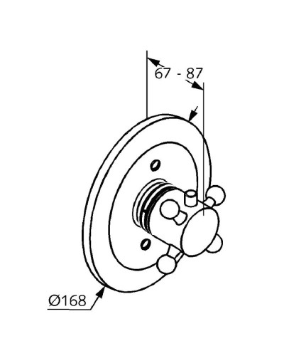 Центральный термостат Kludi Adlon 517190520