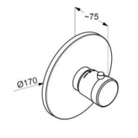 Центральный термостат Kludi Balance White 527299175