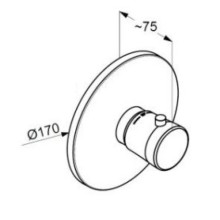 Центральный термостат Kludi Balance White 527299175