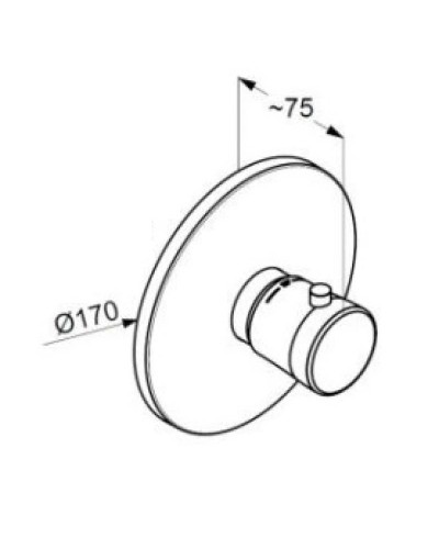 Центральный термостат Kludi Balance White 527299175