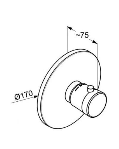Центральный термостат Kludi Balance 527298775