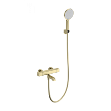 Смеситель для ванны с душем и термостатом WONZON & WOGHAND, Темный графит (WW-B2016-A1-BG)