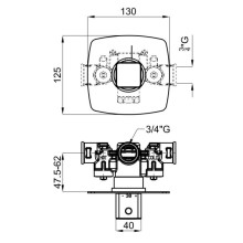 Центральный термостат Noken Lounge N196599513