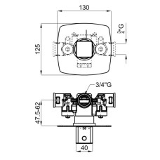 Центральный термостат Noken Lounge N196599513