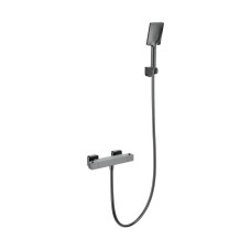 Смеситель для душа с термостатом WONZON & WOGHAND, Темный графит (WW-B2026-A-BGG)