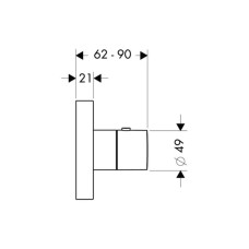 Центральный термостат Axor ShowerSolutions 10755000