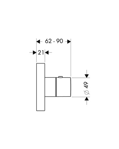 Центральный термостат Axor ShowerSolutions 10755000