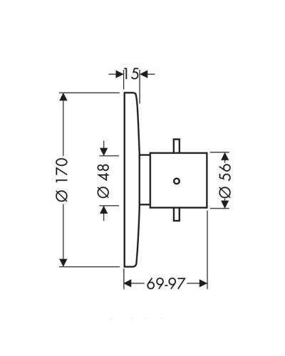 Центральный термостат Axor Starck 10710000