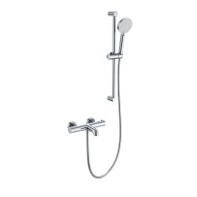 Смеситель для ванны с душевым гарнитуром и термостатом WONZON & WOGHAND, Хром (WW-C2006-A-CR)