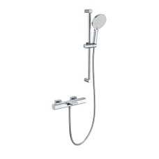 Смеситель для ванны с душевым гарнитуром и термостатом WONZON & WOGHAND, Хром (WW-C2017-A-CR)