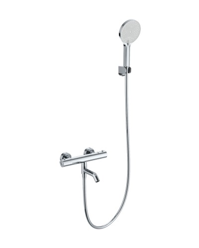 Смеситель для ванны с душем и термостатом WONZON & WOGHAND, Хром (WW-B2065-A1-CR)