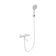 Смеситель для ванны с душем и термостатом WONZON & WOGHAND, Белый матовый (WW-B3013-A1-MW)