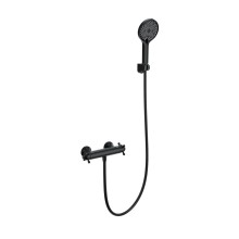 Смеситель для душа с термостатом WONZON & WOGHAND, Черный матовый (WW-B2048-A-MB)