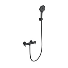 Смеситель для душа с термостатом WONZON & WOGHAND, Черный матовый (WW-B2048-A-MB)