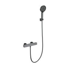Смеситель для душа с термостатом WONZON & WOGHAND, Темный графит (WW-B2016-A-BGG)