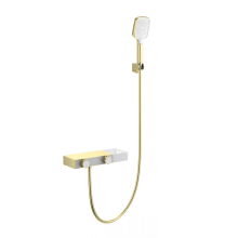 Смеситель для ванны с душем и термостатом WONZON & WOGHAND, Брашированное золото (WW-B2551-BG)