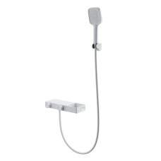 Смеситель для ванны с душем и термостатом WONZON & WOGHAND, Белый матовый (WW-B2551-MW)