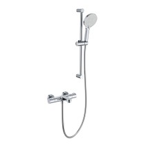 Смеситель для ванны с душевым гарнитуром и термостатом WONZON & WOGHAND, Хром (WW-C2018-A-CR)