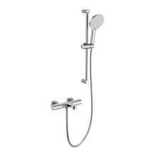 Смеситель для ванны с душевым гарнитуром и термостатом WONZON & WOGHAND, Хром (WW-C2018-A-CR)