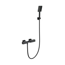 Смеситель для душа с термостатом WONZON & WOGHAND, Черный матовый (WW-B2025-A-MB)