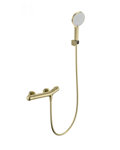 Смеситель для душа с термостатом WONZON & WOGHAND, Темный графит (WW-B2057-A-BG)