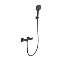 Смеситель для душа с термостатом WONZON & WOGHAND, Черный матовый (WW-B3013-A-MB)