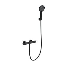 Смеситель для душа с термостатом WONZON & WOGHAND, Черный матовый (WW-B3013-A-MB)