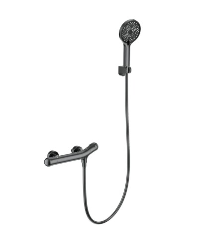 Смеситель для душа с термостатом WONZON & WOGHAND, Темный графит (WW-B2057-A-BGG)