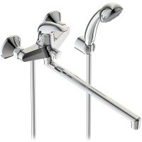 Смеситель для ванны Vidima Orion BA005AA универсальный Хром