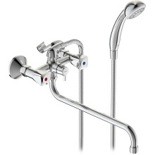 Смеситель для ванны Vidima Practic BA343AA универсальный Хром